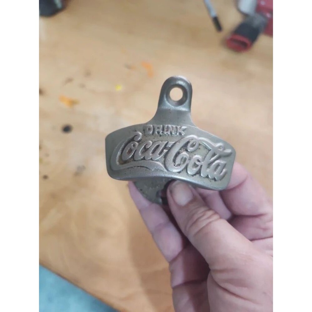 Antique metal Starr X coca cola glass bottle opener